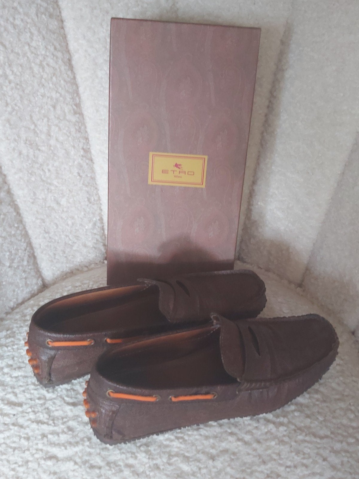 Heren Etro Milano moccasins/bootschoenen maat 42 met doos, Verzenden, Zo goed als nieuw, Etro Milano