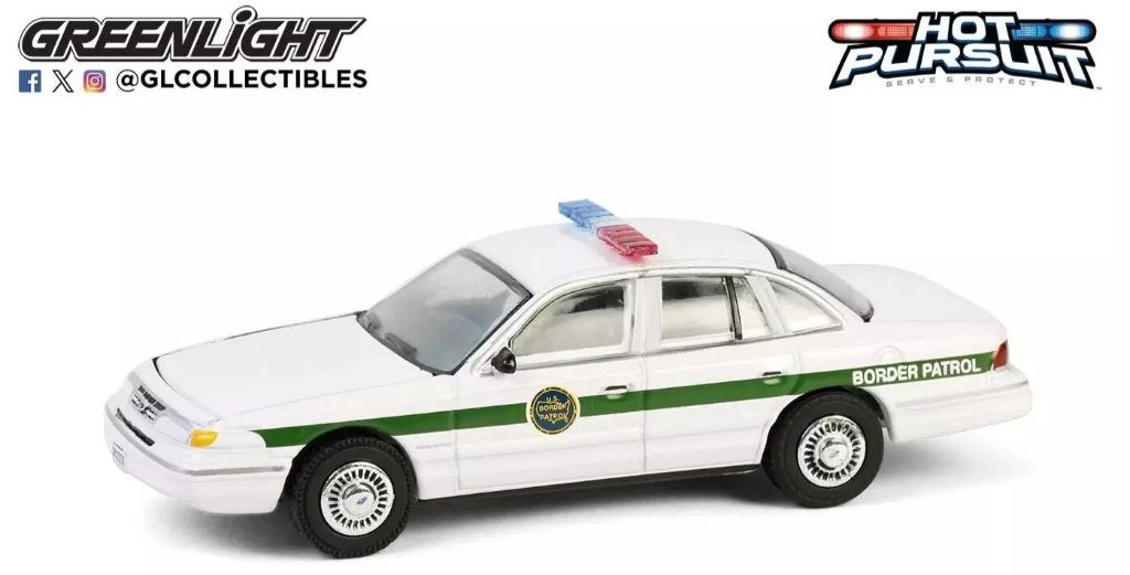 1997 Ford Crown Victoria van Greenlight 1/64 Border Patrol U, Ophalen of Verzenden, Nieuw, Auto