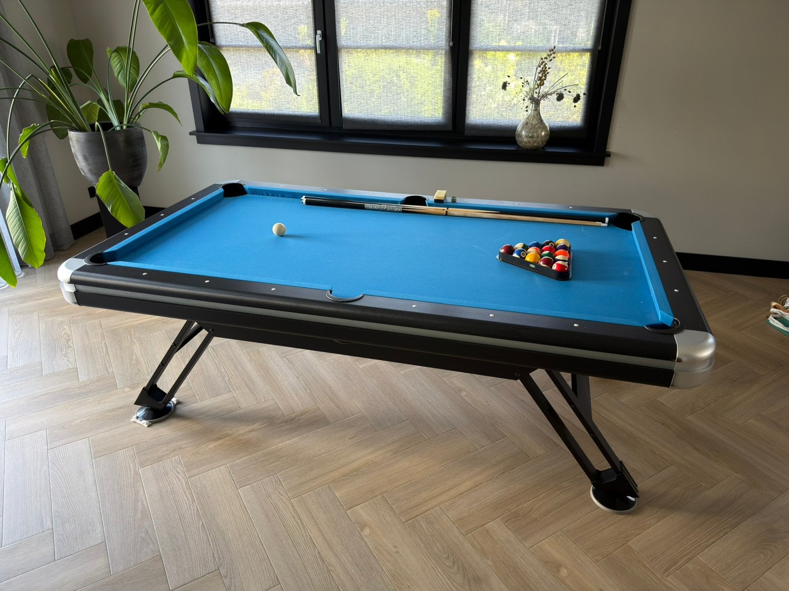 In nieuwstaat verkerende buffalo pooltafel 7ft (198x99cm), Sport en Fitness, Ophalen, Zo goed als nieuw, Pooltafel