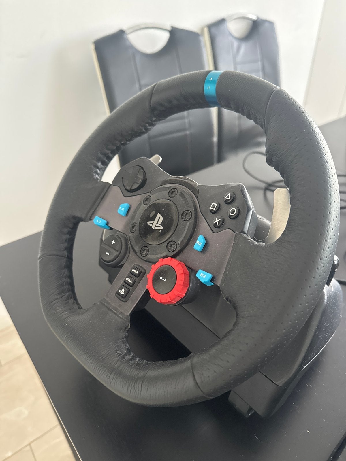 Logitech G29 racestuur met pedalen voor PlayStation, Ophalen of Verzenden, Gebruikt, Stuur of Pedalen, PlayStation 3