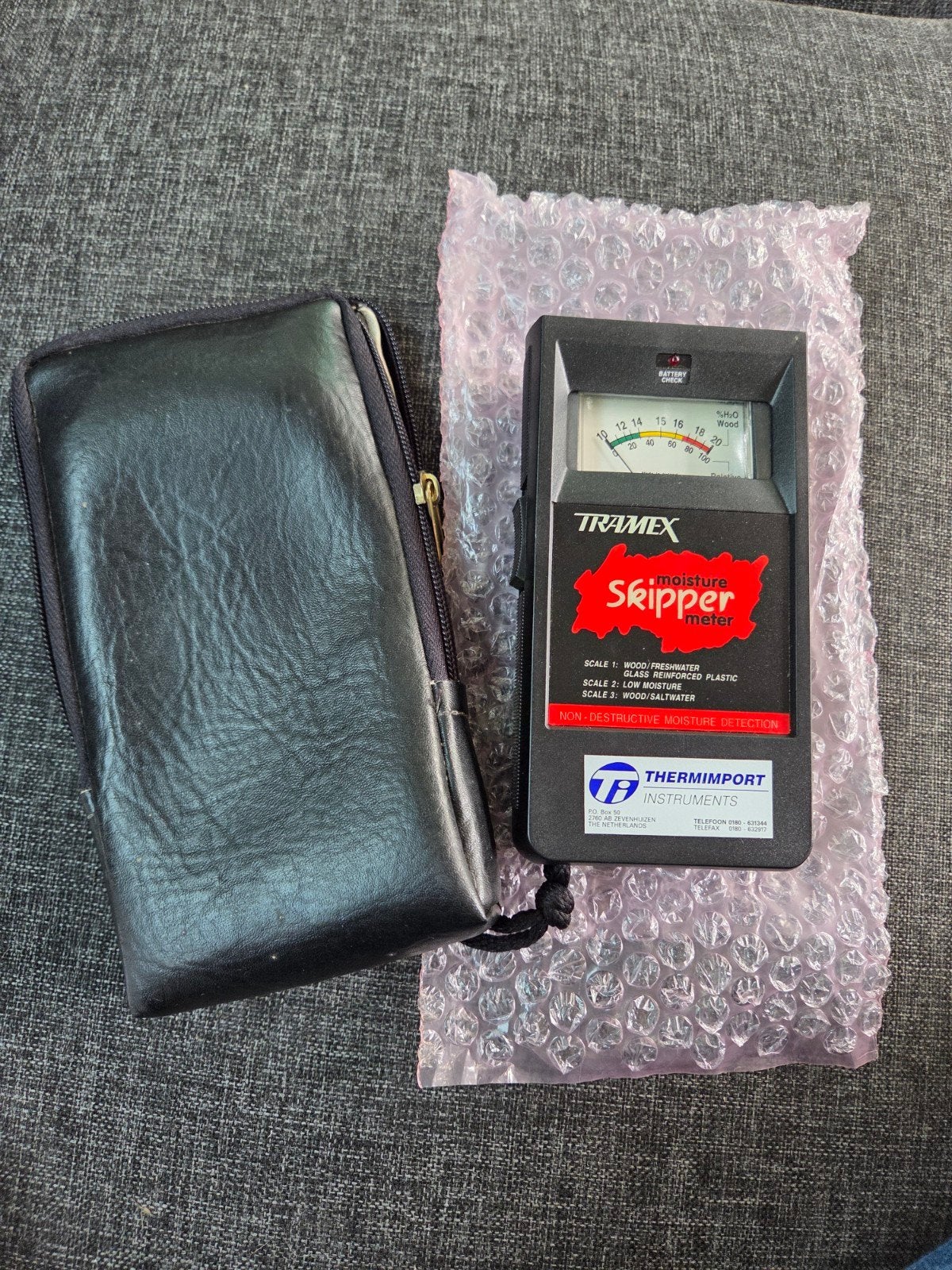 Tramex Skipper Vocht Meter - Nauwkeurige Vochtmeting, Ophalen of Verzenden, Zo goed als nieuw, Vocht of Vloeistof