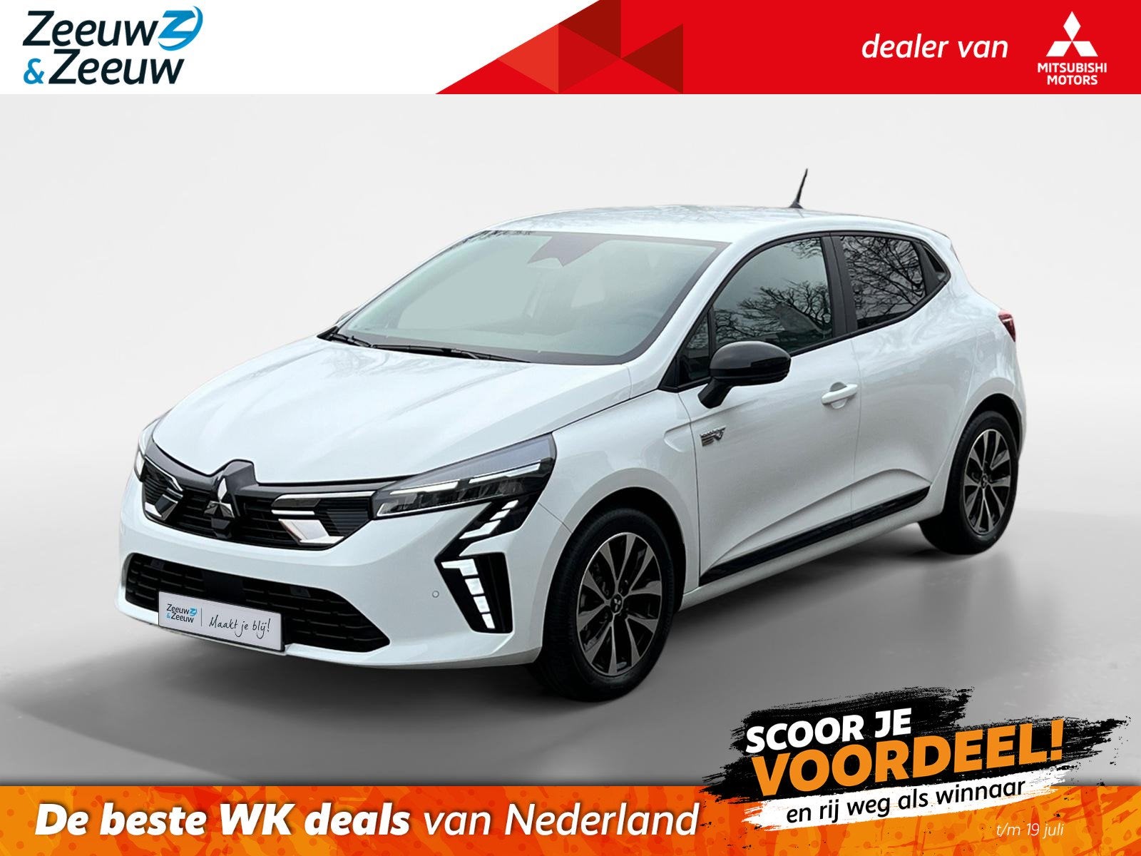 Mitsubishi Colt 1.6 HEV Intense | Automaat | LM Velgen | And, Stof, Met garantie (alle), Origineel Nederlands, Bedrijf