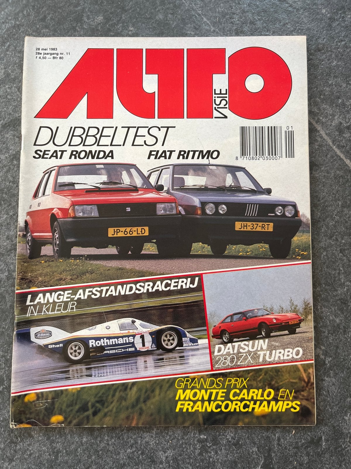 AutoVisie 28 mei 1983 - Seat Ronda, Fiat Ritmo, Datsun 280ZX, Ophalen of Verzenden, Gelezen