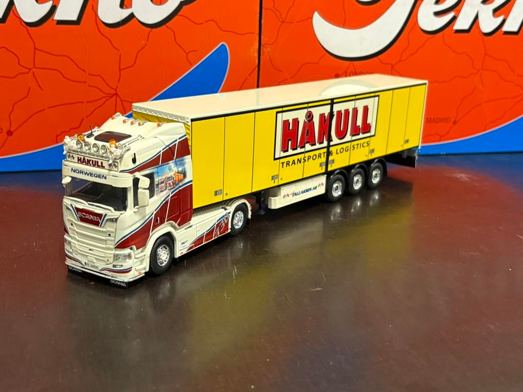 Tekno Hakul, Hobby en Vrije tijd, Modelauto's | 1:50, Ophalen of Verzenden, Zo goed als nieuw, Bus of Vrachtwagen, Tekno