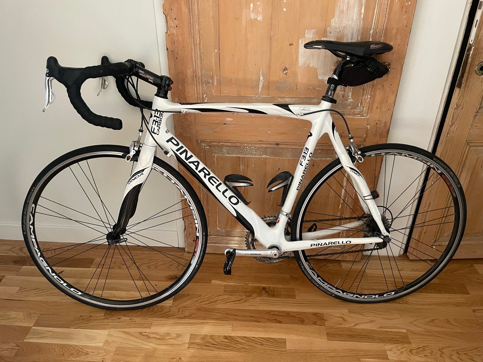Pinarello F3:13 Full Carbon met Campagnolo Veloce, Carbon, Velgrem, Zo goed als nieuw, 15 tot 20 versnellingen