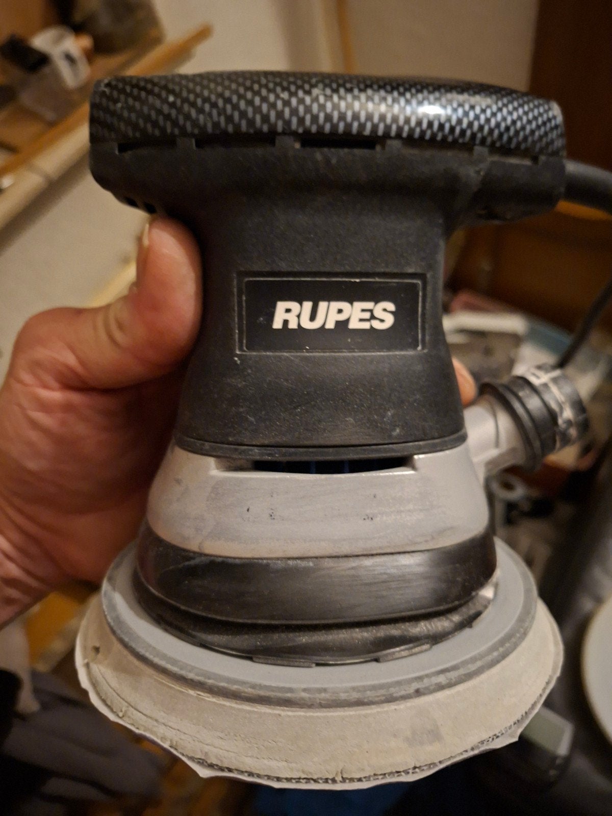 RUPES Excentrische schuurmachine - Gebruikt, Ophalen of Verzenden, Gebruikt, Minder dan 600 watt, Excentrische schuurmachine
