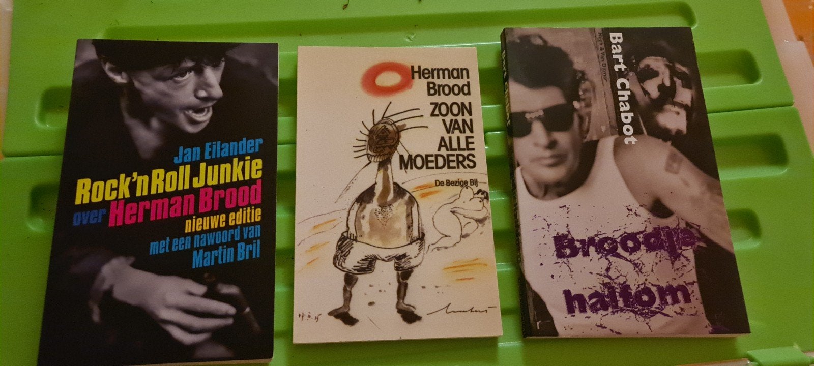 Herman Brood Boeken Collectie: 3 Stuks, Ophalen, Gelezen, Jan Eilander, Herman Brood, Bart Chabot, Nederland