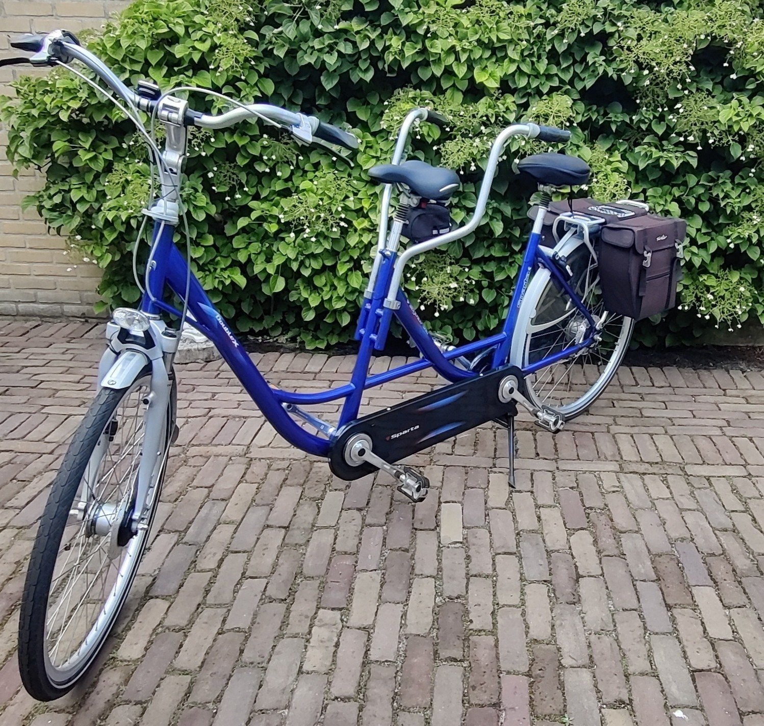 Sparta Doublex Tandemfiets met 8 versnellingen, Minder dan 10 versnellingen, Sparta, Gebruikt, Vering