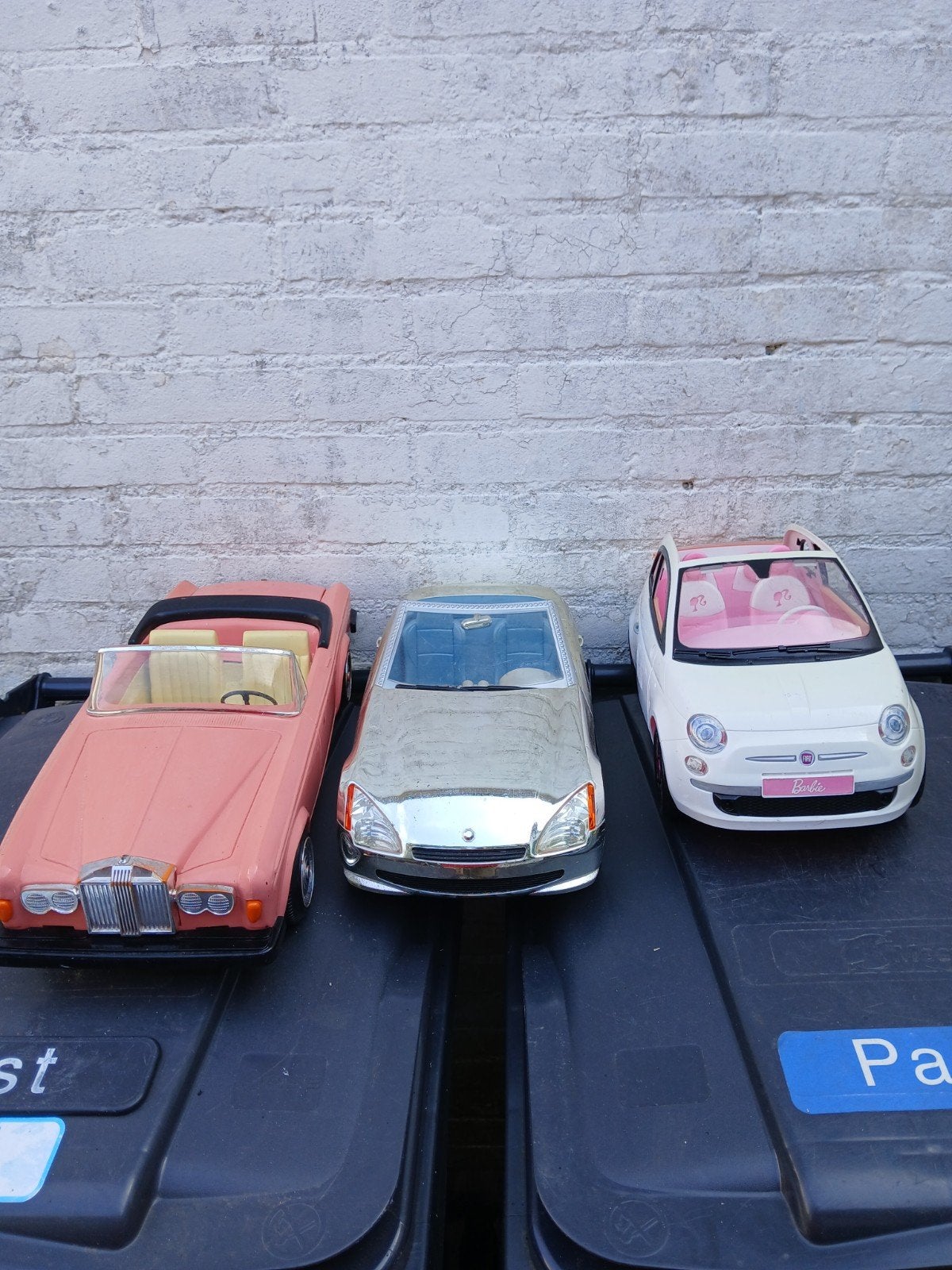 3x Barbie formaat auto's Rolls Royce,  Fiat 500 en Blingblin, Ophalen of Verzenden, Gebruikt