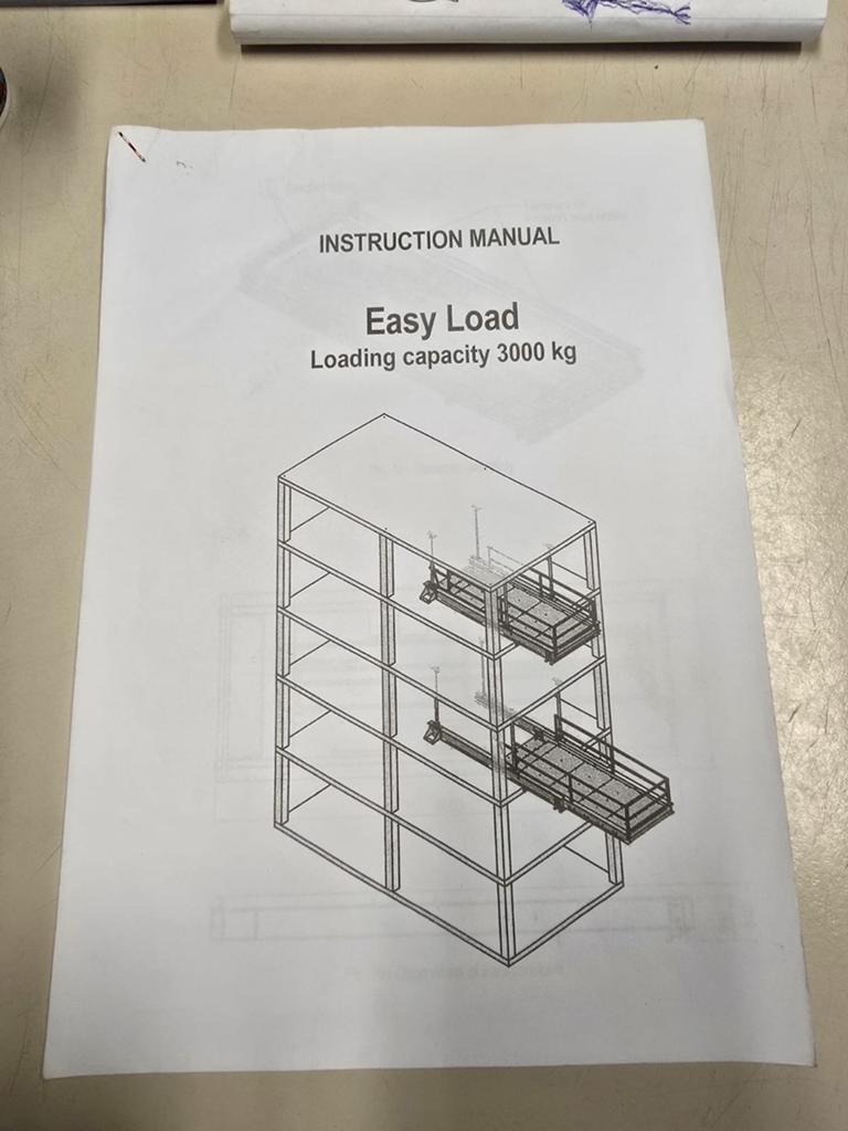 Easy load bevoorradingssteiger / insteeksteiger, Ophalen