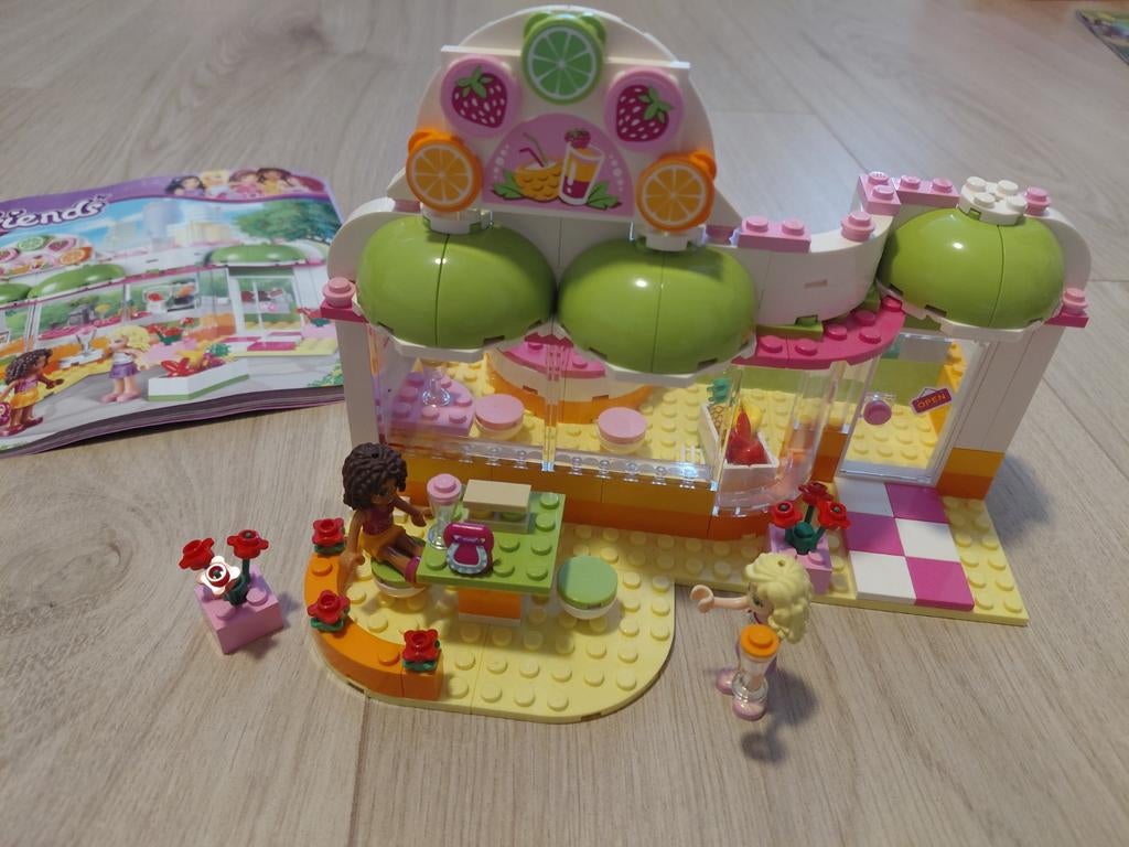 Lego friends 41035 heartlake juice bar+ boekje, Compleet, Lego, Friends, Ophalen of Verzenden