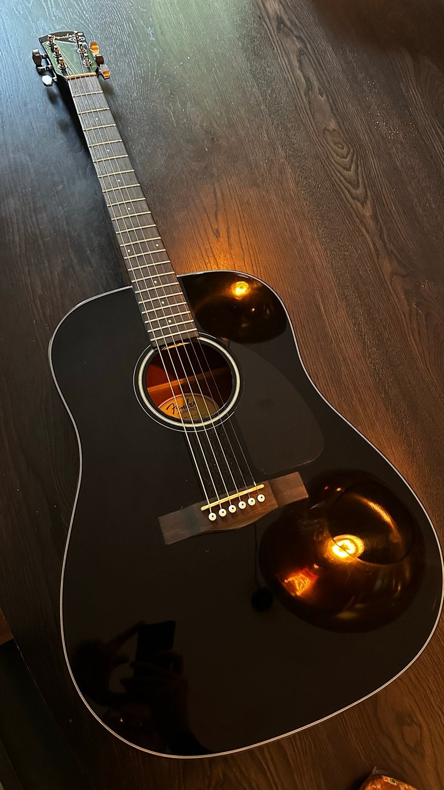 Fender Western Gitaar CD-60 Zwart - Zo goed als nieuw, Ophalen of Verzenden, Zo goed als nieuw, Western- of Steelstringgitaar