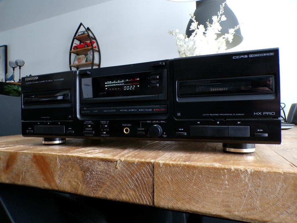 Mooi Kenwood HX-Pro Auto reverse cassettedeck type KX-W4060, Ophalen of Verzenden, Dubbel, Kenwood, Tiptoetsen