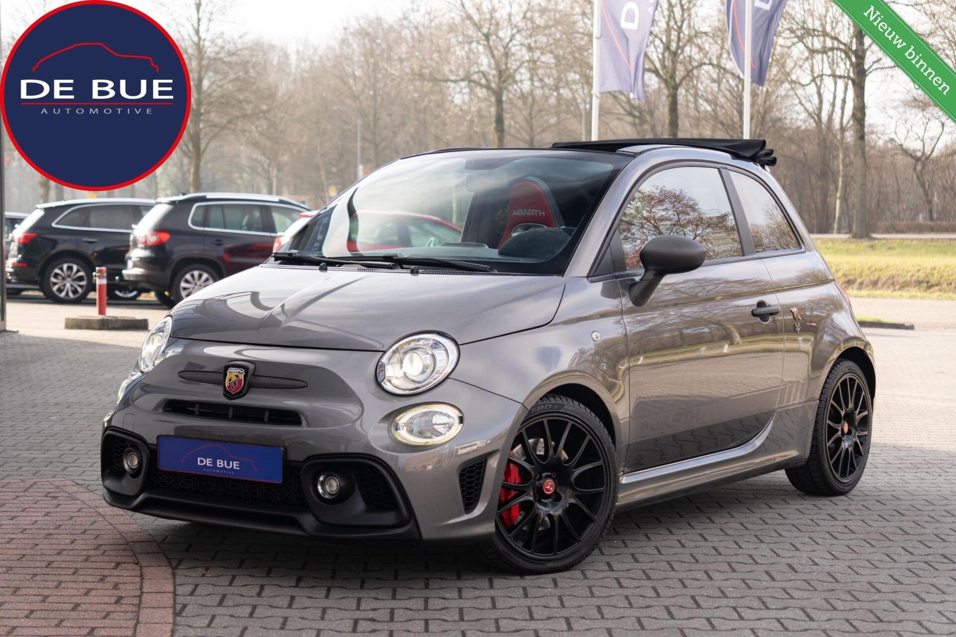 Fiat 500 C 1.4 T-Jet Abarth 595 Competizione|180Pk|Cabrio|Au, Auto's, Abarth, Dealer onderhouden, Gebruikt, Euro 6, 4 cilinders