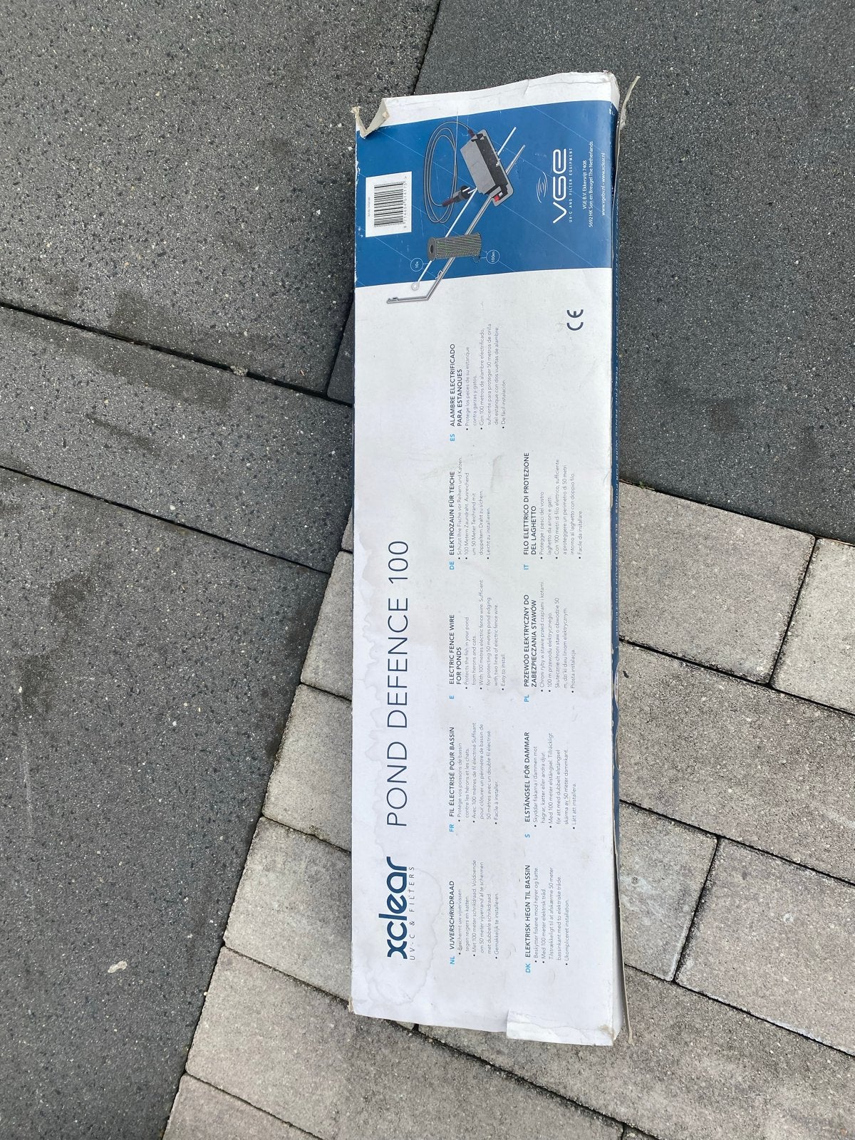 Xclear 100m vijver schrikdraad met toebehoren, Tuin en Terras, Ophalen of Verzenden, Zo goed als nieuw
