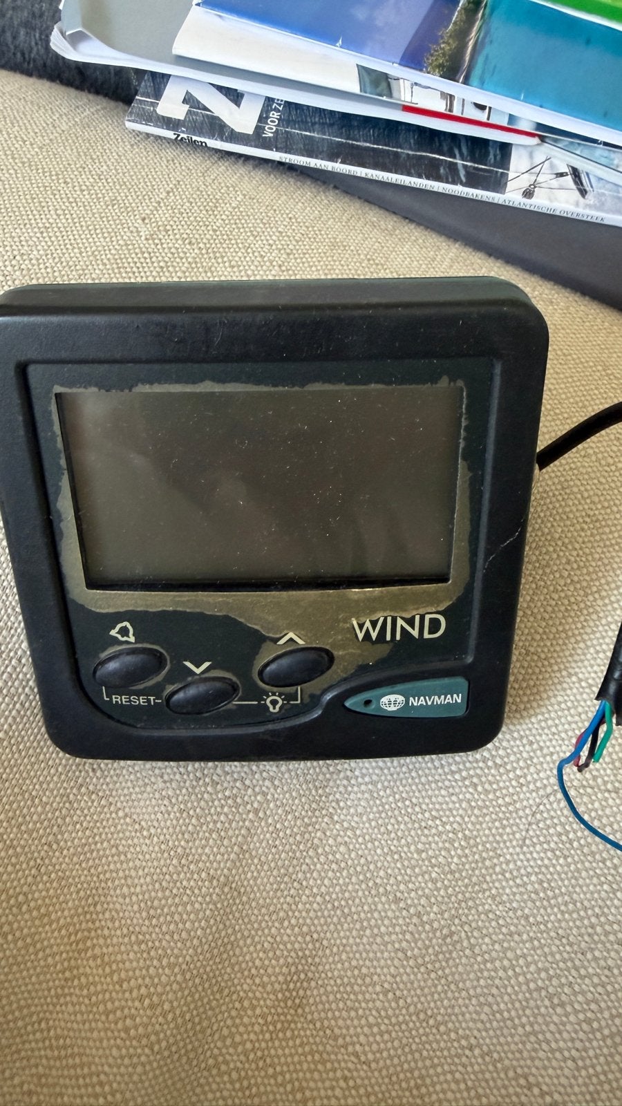 Navman W100 Windmeter Display - Gebruikt, Watersport en Boten, Navigatiemiddelen en Scheepselektronica, Ophalen of Verzenden, Gebruikt