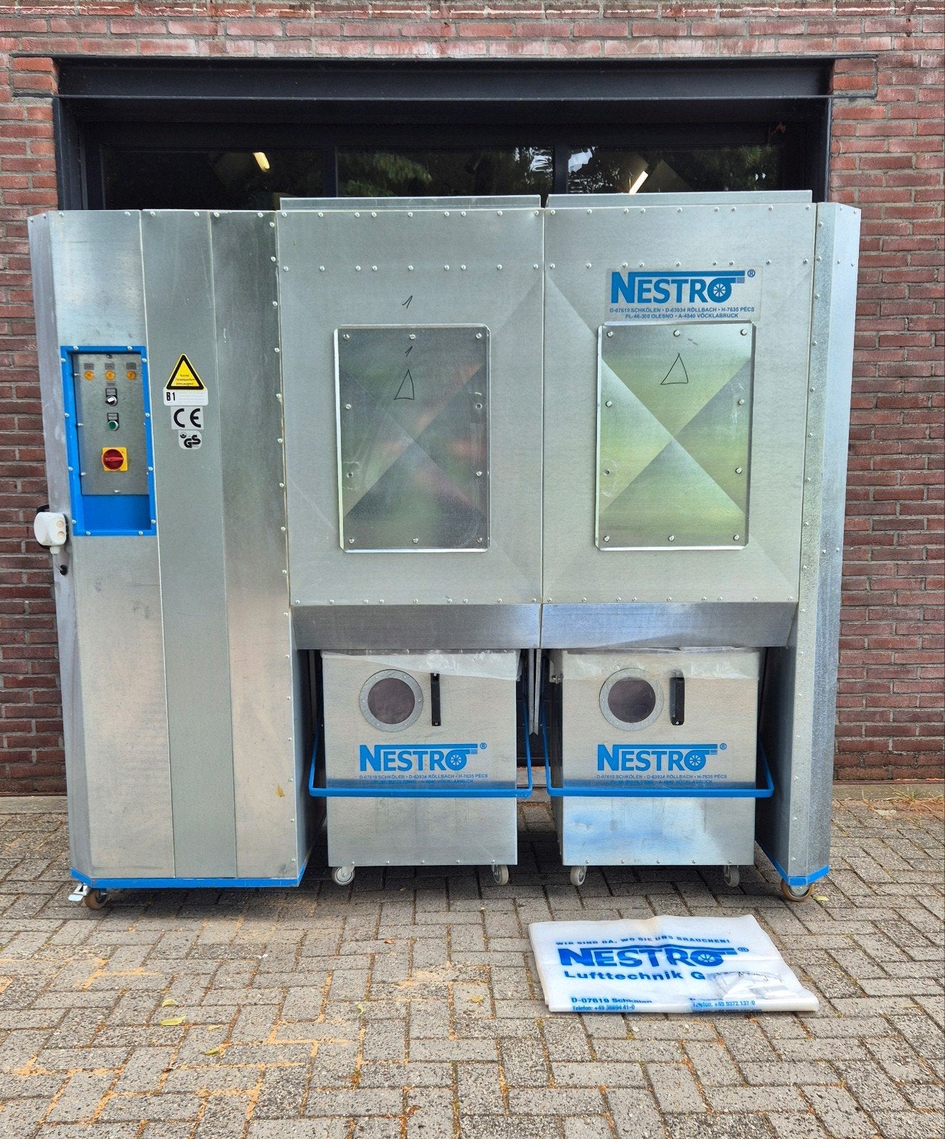 Nestro afzuiger afzuiging afzuiginstallatie houtmotafzuiger, Ophalen of Verzenden, Zo goed als nieuw, Afzuiger