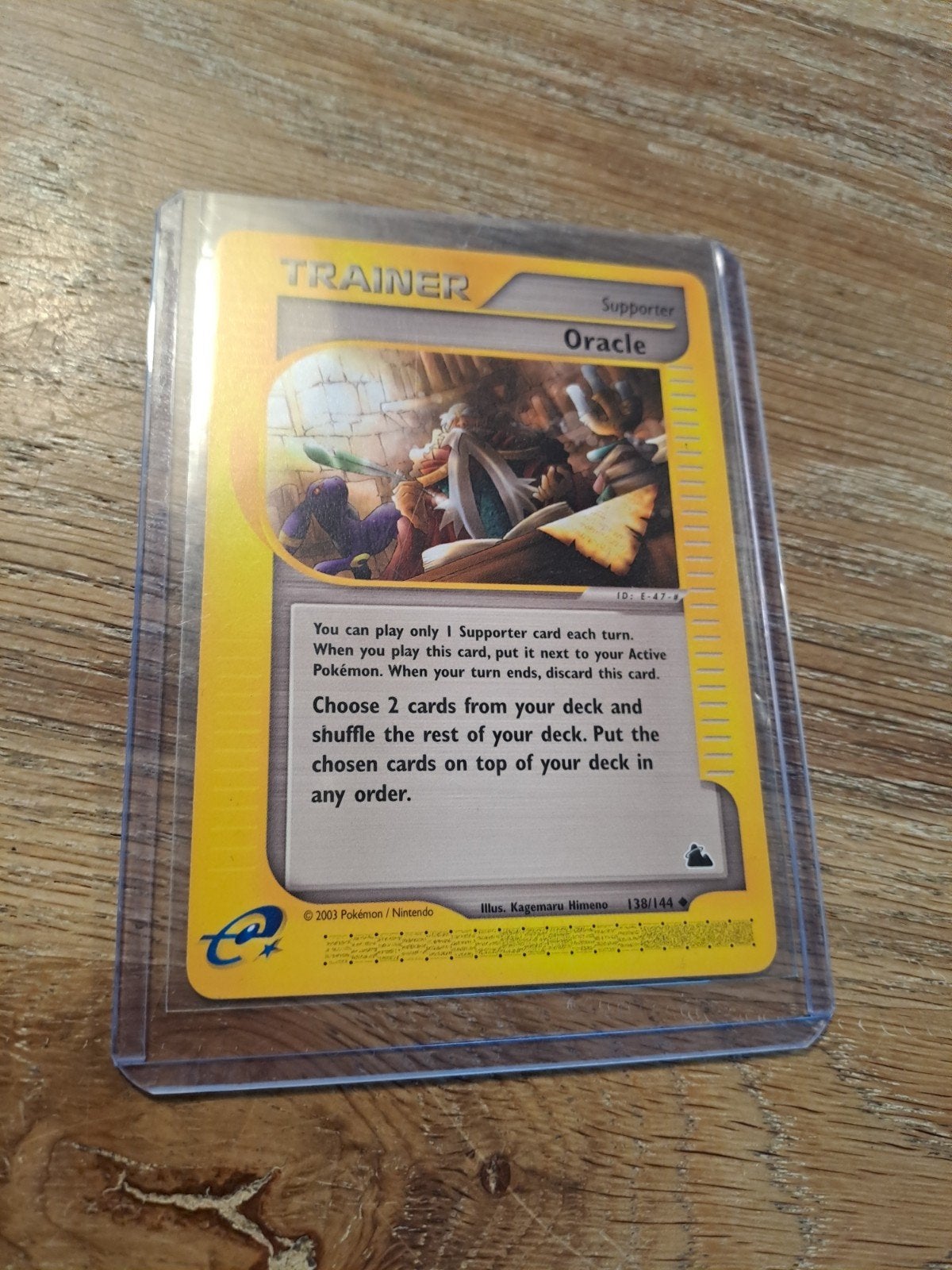 Pokémon TCG: Oracle Skyridge 138/144 - Goede Conditie, Ophalen of Verzenden, Gebruikt, Losse kaart