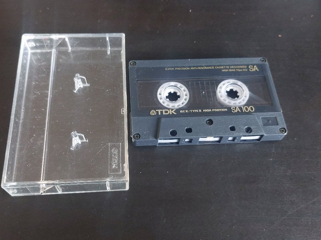 TDK SA 100 CASSETTEBANDJE, Cd's en Dvd's, Cassettebandjes, Overige genres, 1 bandje, Ophalen of Verzenden, Zo goed als nieuw