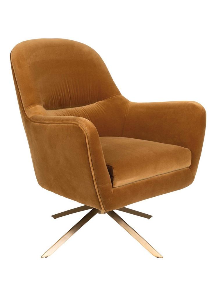 Dutchbone Robusto stoel retro, Huis en Inrichting, Stoelen, Gebruikt, Eén, Stof, Overige kleuren, Ophalen of Verzenden