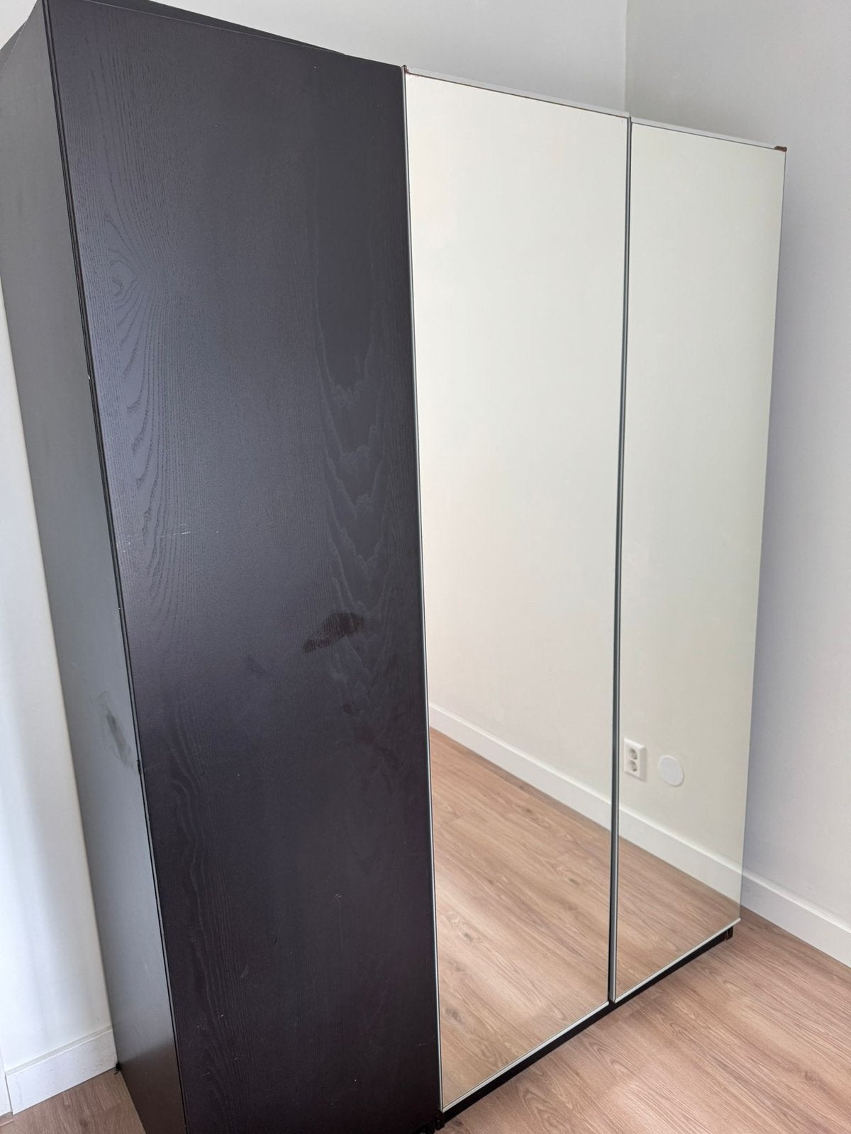 IKEA pax kast met 2 spiegeldeuren., Huis en Inrichting, Ophalen, Met deur(en), Gebruikt, 200 cm of meer