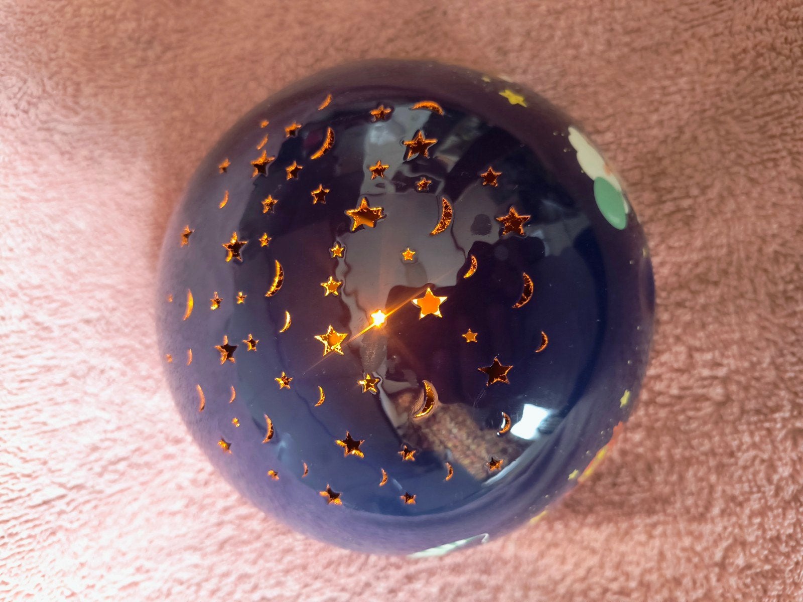 Nachtlampje Sterrenprojector - Blauw, Gebruikt, Overige merken, Ophalen of Verzenden, Lamp