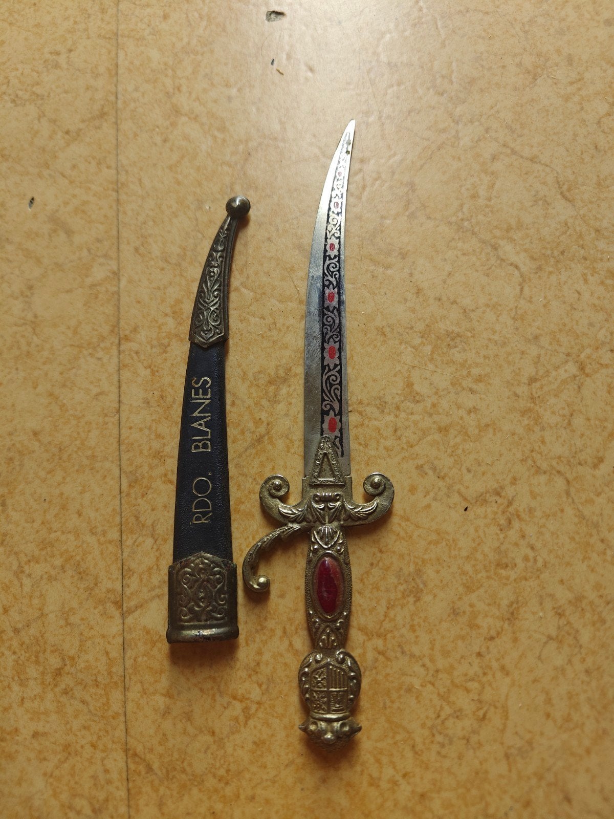 Decoratieve Dolk met Schede - RDO. BLANES, Ophalen of Verzenden