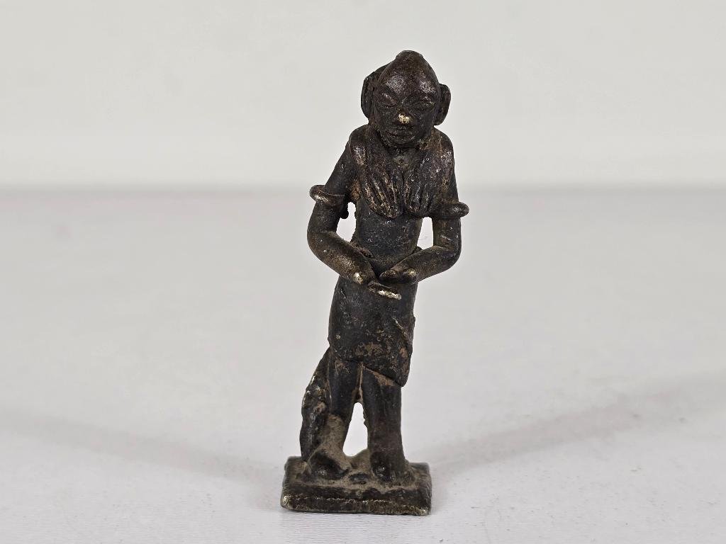 Majapahit-style figuur, brons, Indonesië, 15e eeuw, Antiek en Kunst, Ophalen of Verzenden, Brons, Beeld