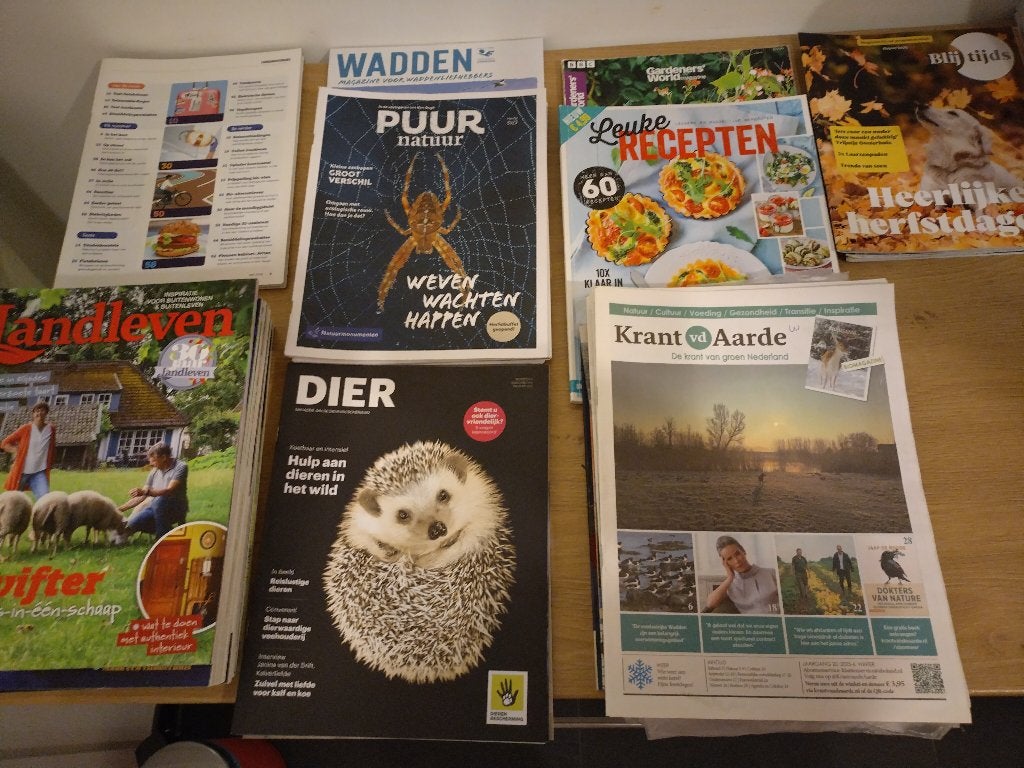Gratis af te halen diverse tijdschriften, Ophalen, Zo goed als nieuw, Overige typen
