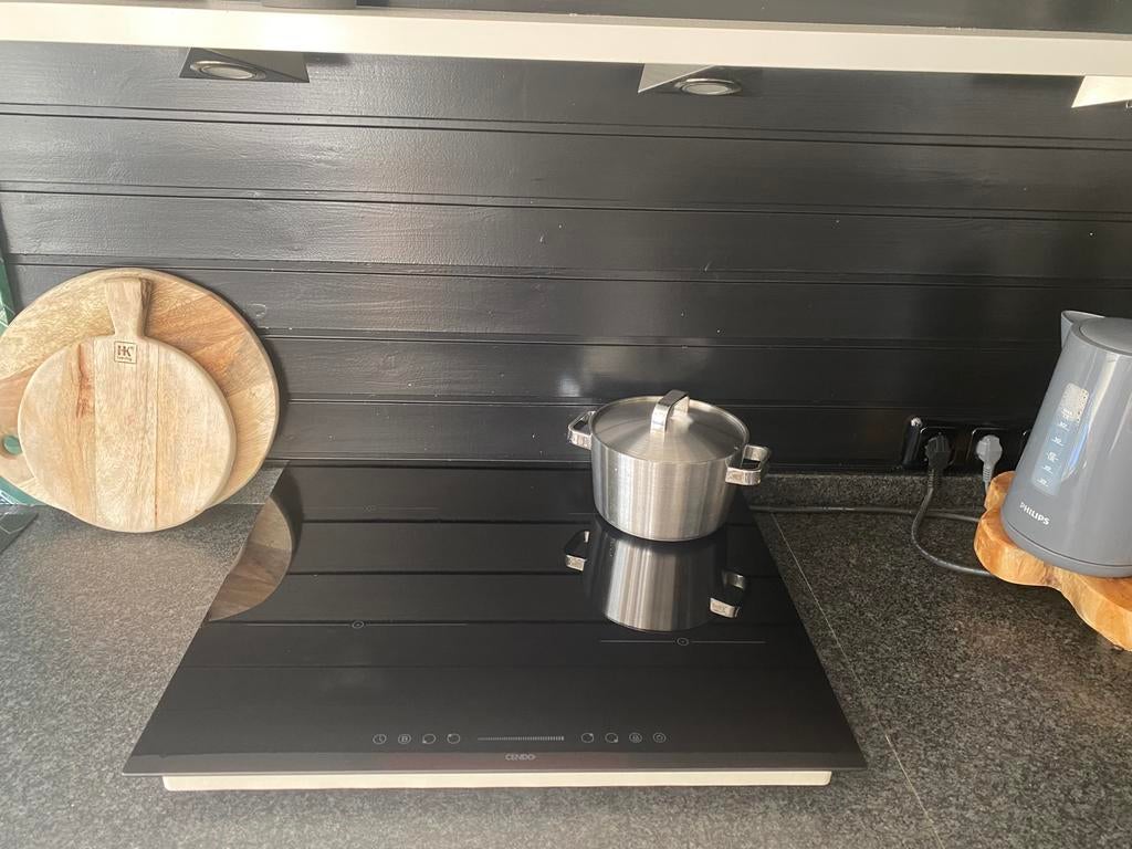CENDO Inductiekookplaat 1 fase!, Zo goed als nieuw, Inbouw, Inductie, 4 kookzones