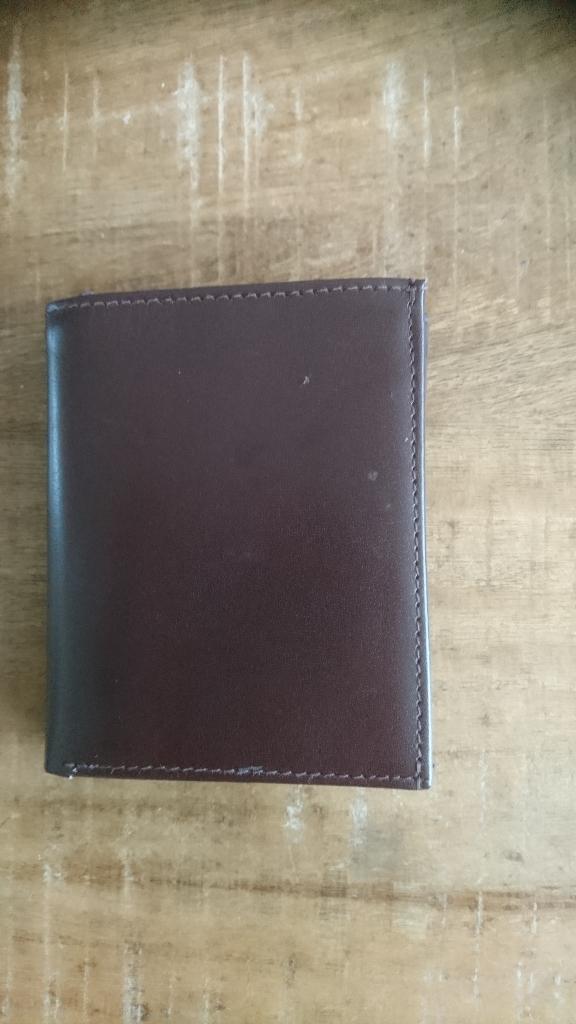 Nieuwe bruine Portemonnee Nieuw Beurs bruin leer leder leren, Ophalen of Verzenden, Nieuw, Bruin, Leer