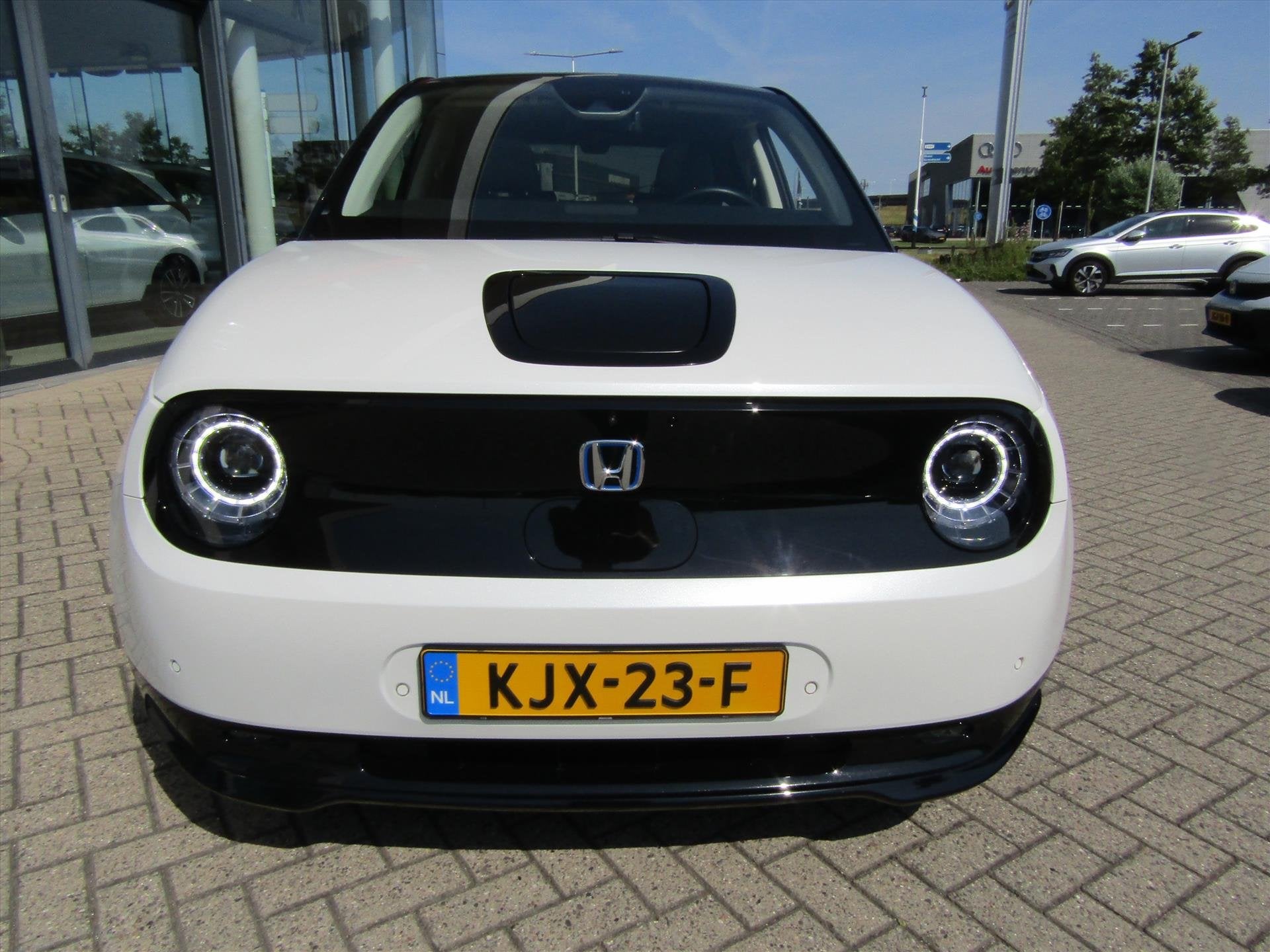 Honda E Electric 154pk Advance 17'', Auto's, Honda, Dealer onderhouden, Gebruikt, Zwart, 35 kWh