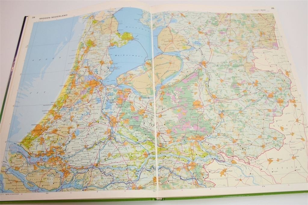 De Grote Bosatlas — 50e Editie — Groot Formaat, Boeken, Gelezen, Ophalen of Verzenden, Landkaart, 1800 tot 2000