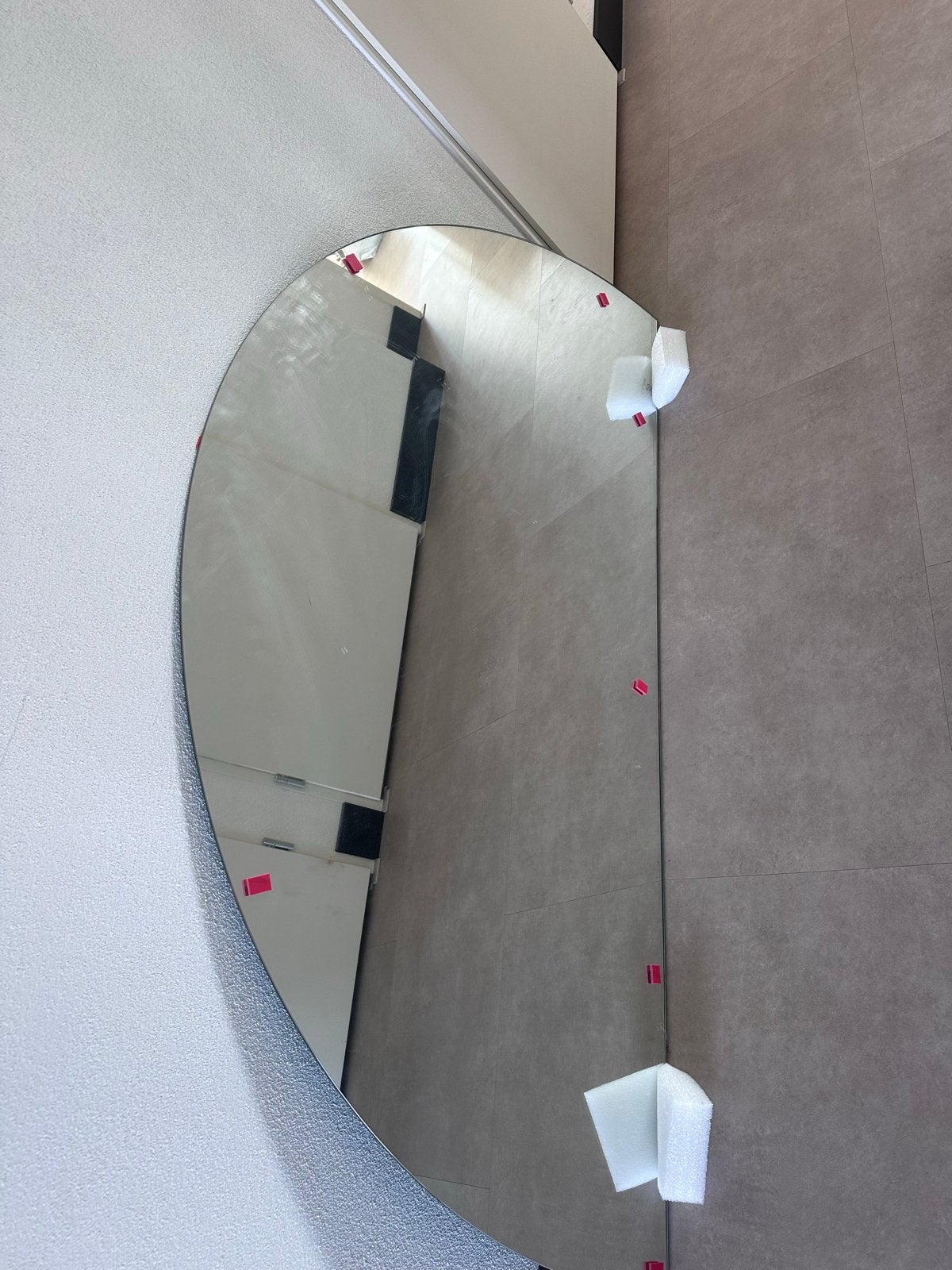 Mooie Halve Maan Spiegel - Nieuwstaat, Scherpe Prijs!, Nieuw, Ophalen of Verzenden, Overige vormen, 150 tot 200 cm