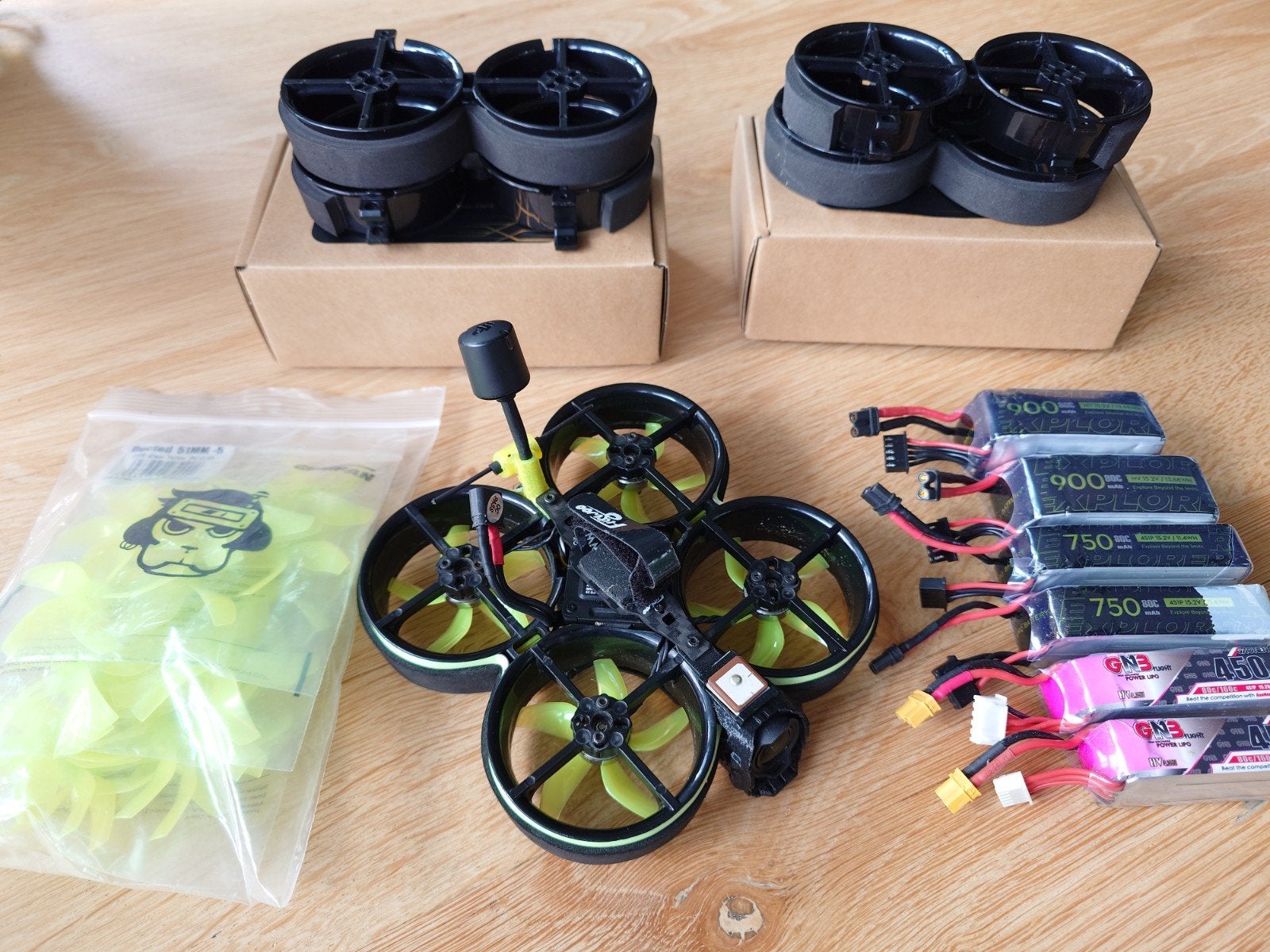 Flywoo Cinerace 20 fpv cinewhoop quadcopter - dji o3 - crsf, Elektro, Verzenden, Quadcopter of Multicopter, Zo goed als nieuw
