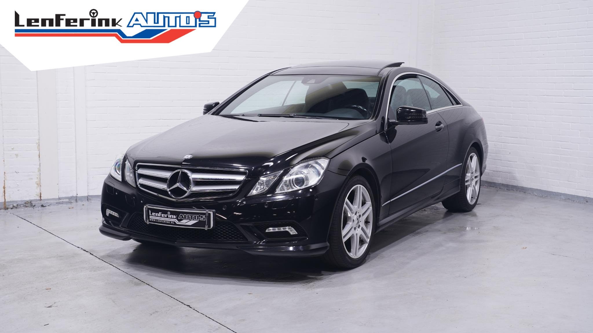 Mercedes-Benz E-klasse Coupé 200 CGI Avantgarde NAP AMG Pac, Auto's, Euro 5, Achterwielaandrijving, Zwart, 4 cilinders