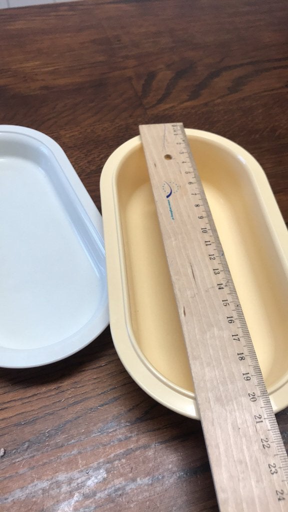 Tupperware schaaltje serveerschaaltje, Huis en Inrichting, Keuken | Tupperware, Ophalen of Verzenden, Nieuw, Geel, Schaal