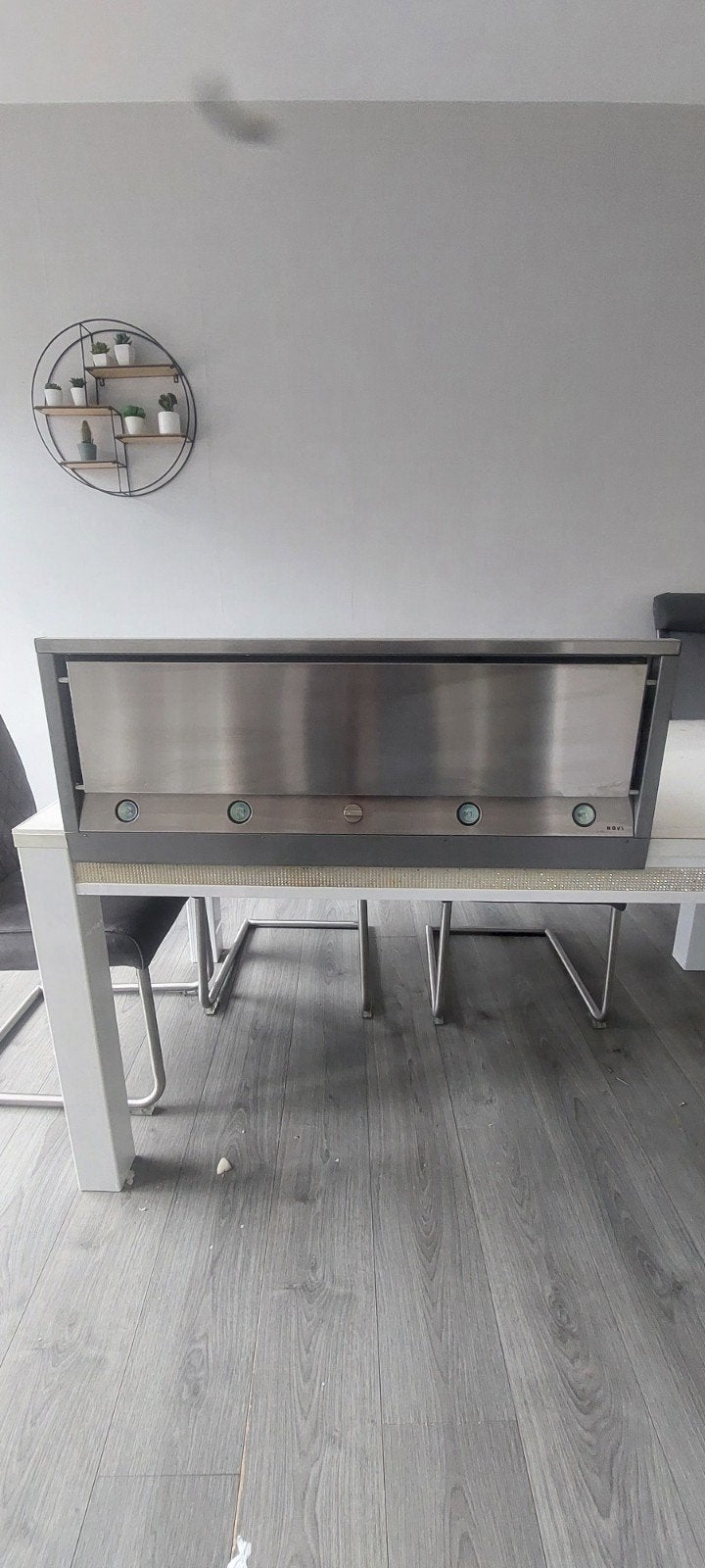 (Novy)RVS LED Inbouw Afzuigkap 90x29 cm, Ophalen, Gebruikt, Inbouw, Overige typen