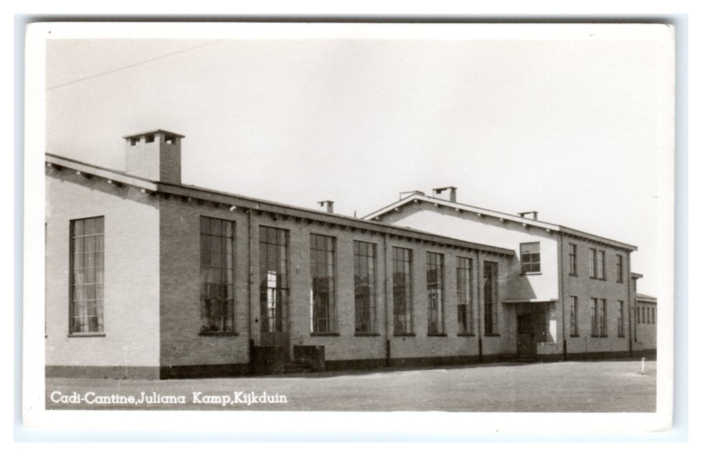 Kijkduin, Cadi-Cantine - Juliana Kamp - Opruimingskaart, Ophalen of Verzenden, 1940 tot 1960, Ongelopen, Zuid-Holland