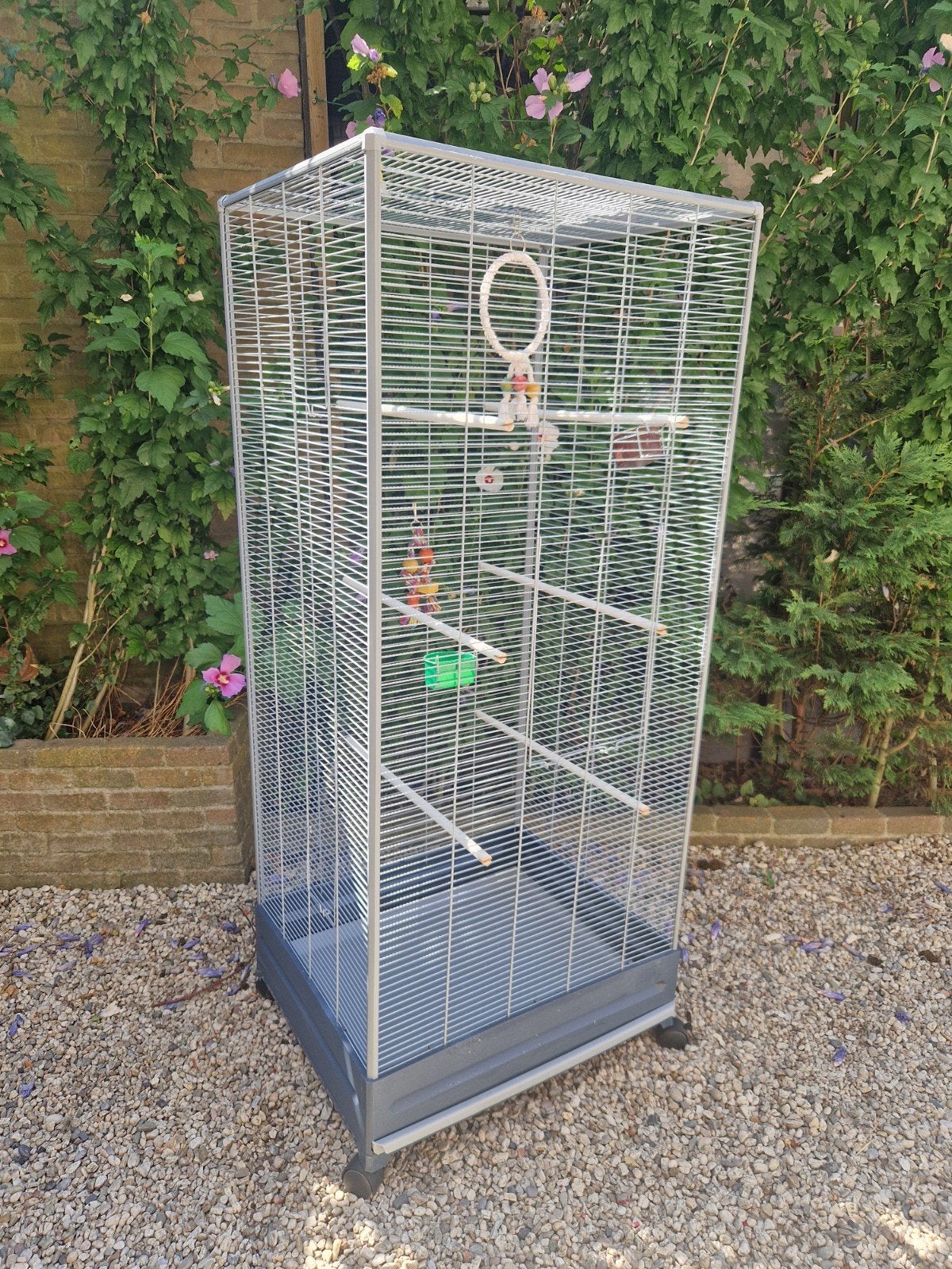 vogelkooi kooi volière vogel, Dieren en Toebehoren, Vogels | Hokken en Kooien, Ophalen of Verzenden, Zo goed als nieuw, Metaal
