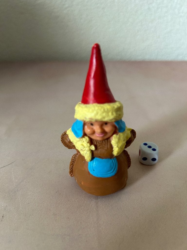 Vintage David de Kabouter Elsa uit Canada PVC figuurtje, BRB / Unieboek B.V. (Licentiehouder BRB Internacional), Gebruikt, Info@unieboekspectrum.nl