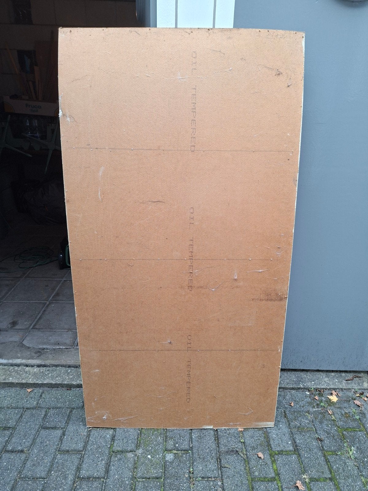 Hardboard plaat gratis af te halen, Doe-het-zelf en Verbouw, Ophalen, Gebruikt, Overige materialen