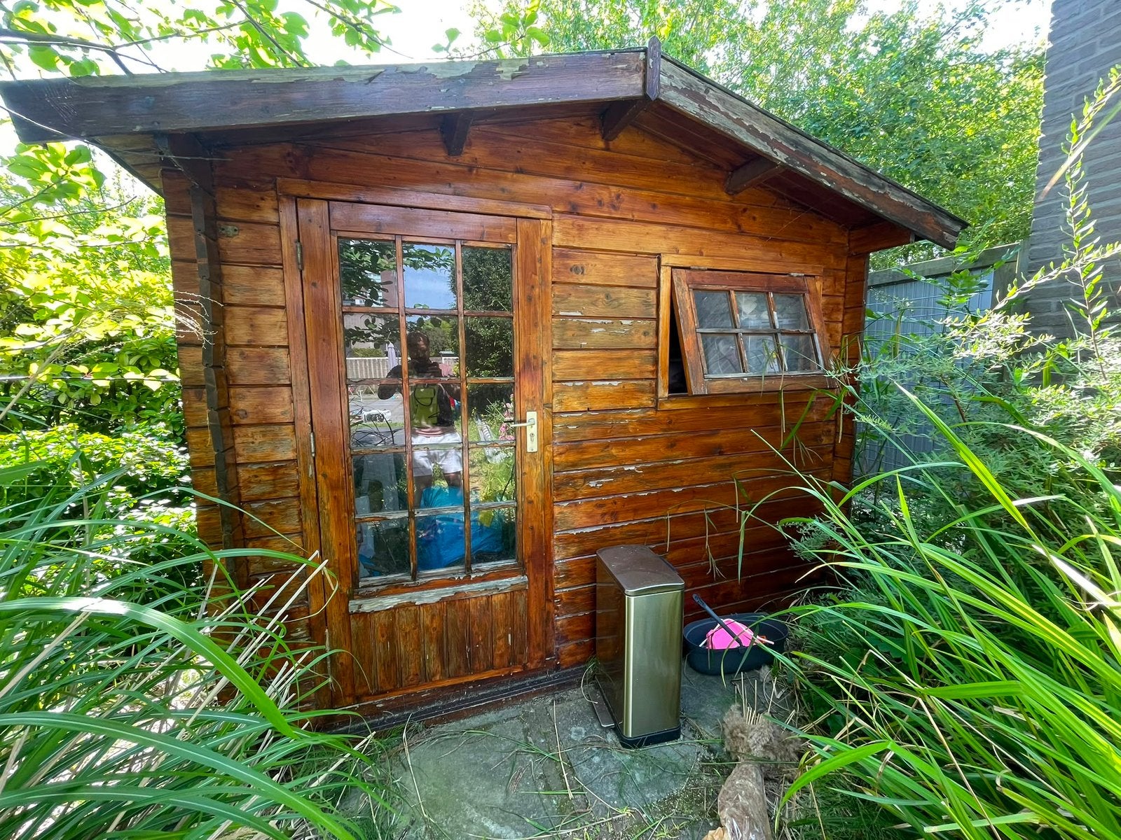 Tuinhuis 3x3 meter, Tuin en Terras, Tuinhuizen, Ophalen, Gebruikt, 250 tot 500 cm