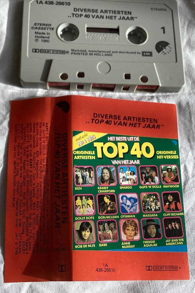 Het beste uit de top 40 van het jaar MC, Cd's en Dvd's, Cassettebandjes, Gebruikt, 1 bandje, Ophalen of Verzenden, Origineel