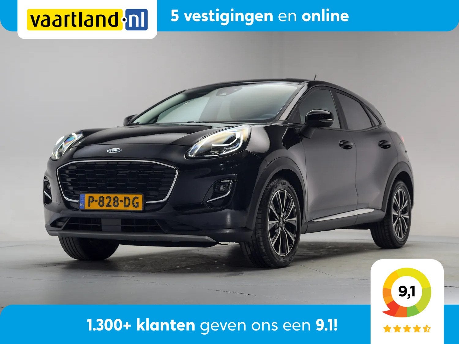 Ford Puma 1.0 Hybrid Titanium [ Led Camera Stoelverw Apple C