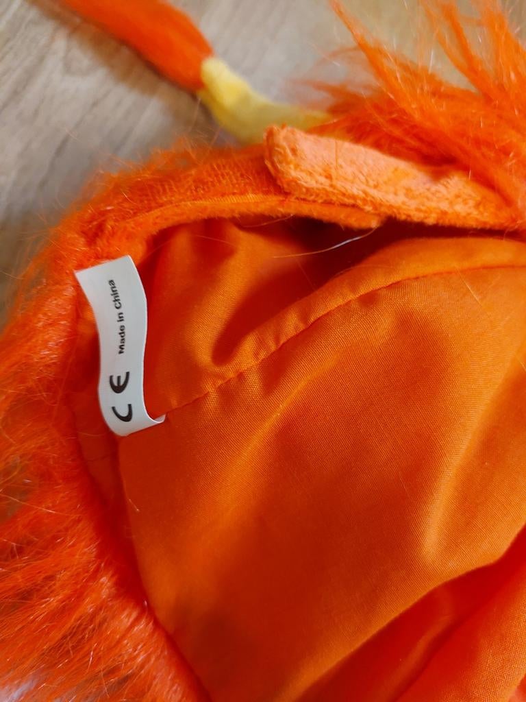 Super leuke Oranje Welpie leeuw pet Albert Heijn, Ophalen of Verzenden