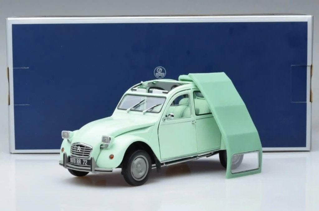 Citroen 2CV 6 Club 1982 Licht Groen 1/18 NOREV ref. 181486, Verzenden, Nieuw, Auto, Norev
