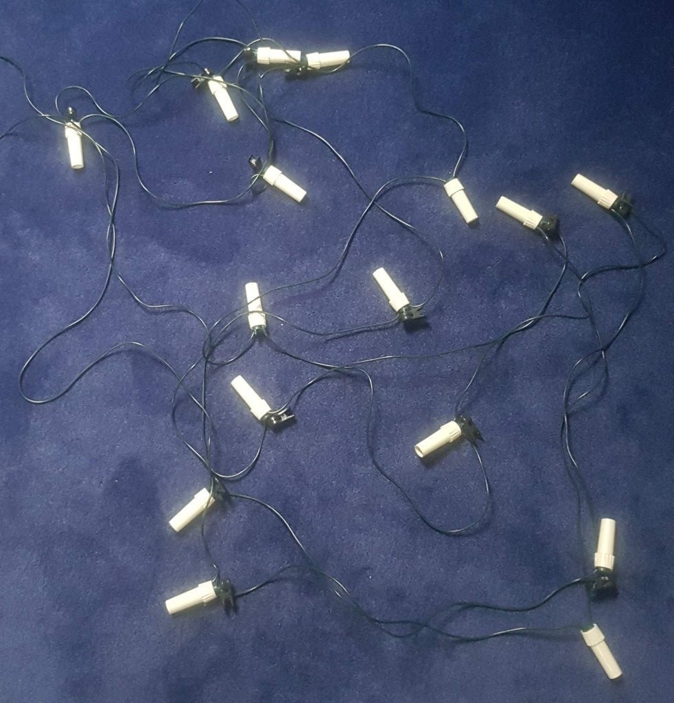 2 snoeren verlichting feestverlichting lampjes elektronica, Diversen, Verzenden, Zo goed als nieuw