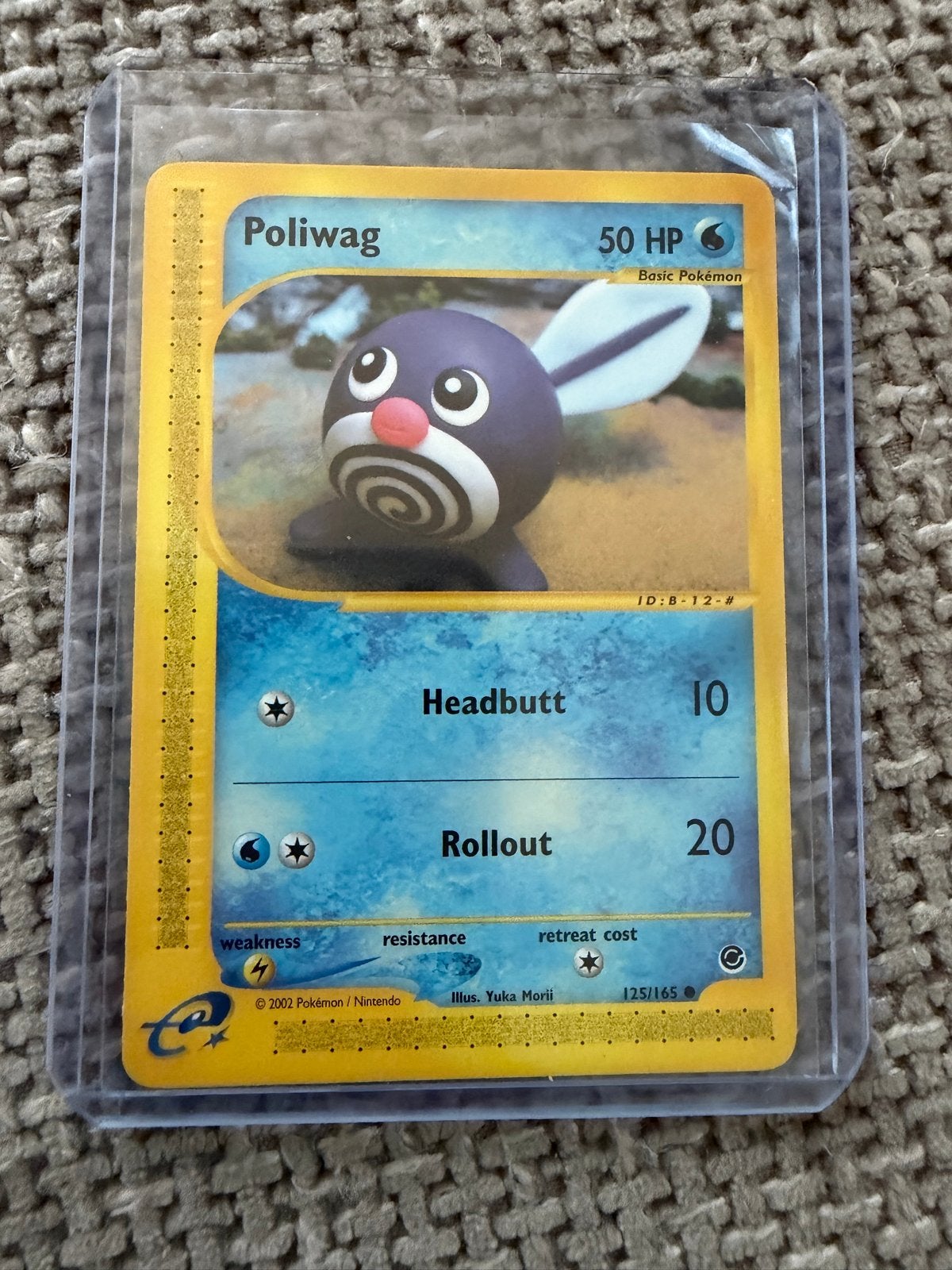 Poliwag 125/165 - 2002 Nintendo, Ophalen of Verzenden, Gebruikt, Losse kaart