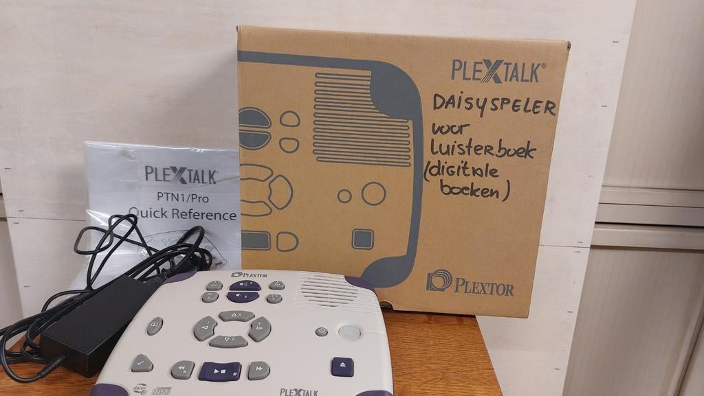PLEXTALK DAISY-speler PTN1 voor blinden en slechtzienden, Ophalen of Verzenden